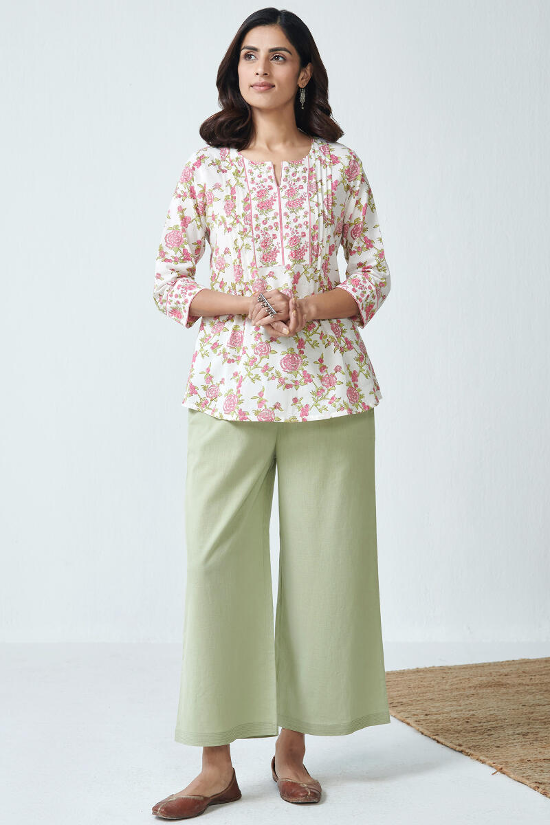 Roza Light Green Flex Cotton Farsi