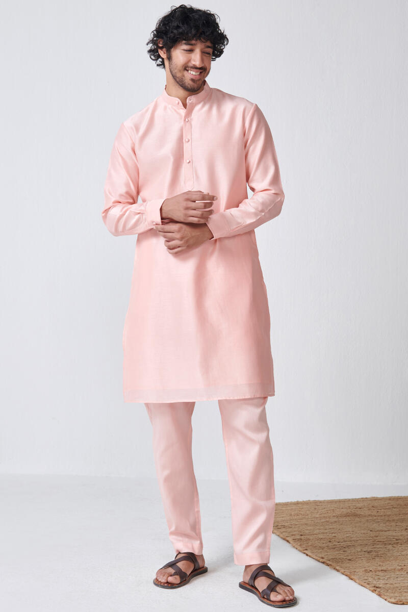 Zaid Samar Chanderi Kurta