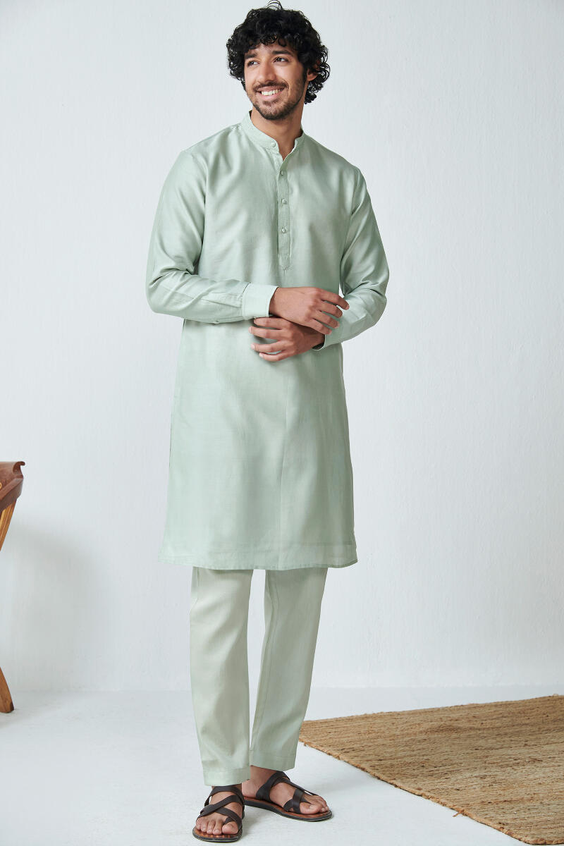 Zaid Kiaan Chanderi Kurta