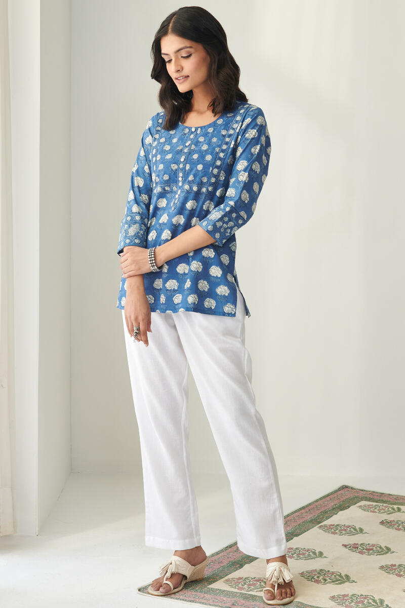 Sehra Neloufar Indigo Top