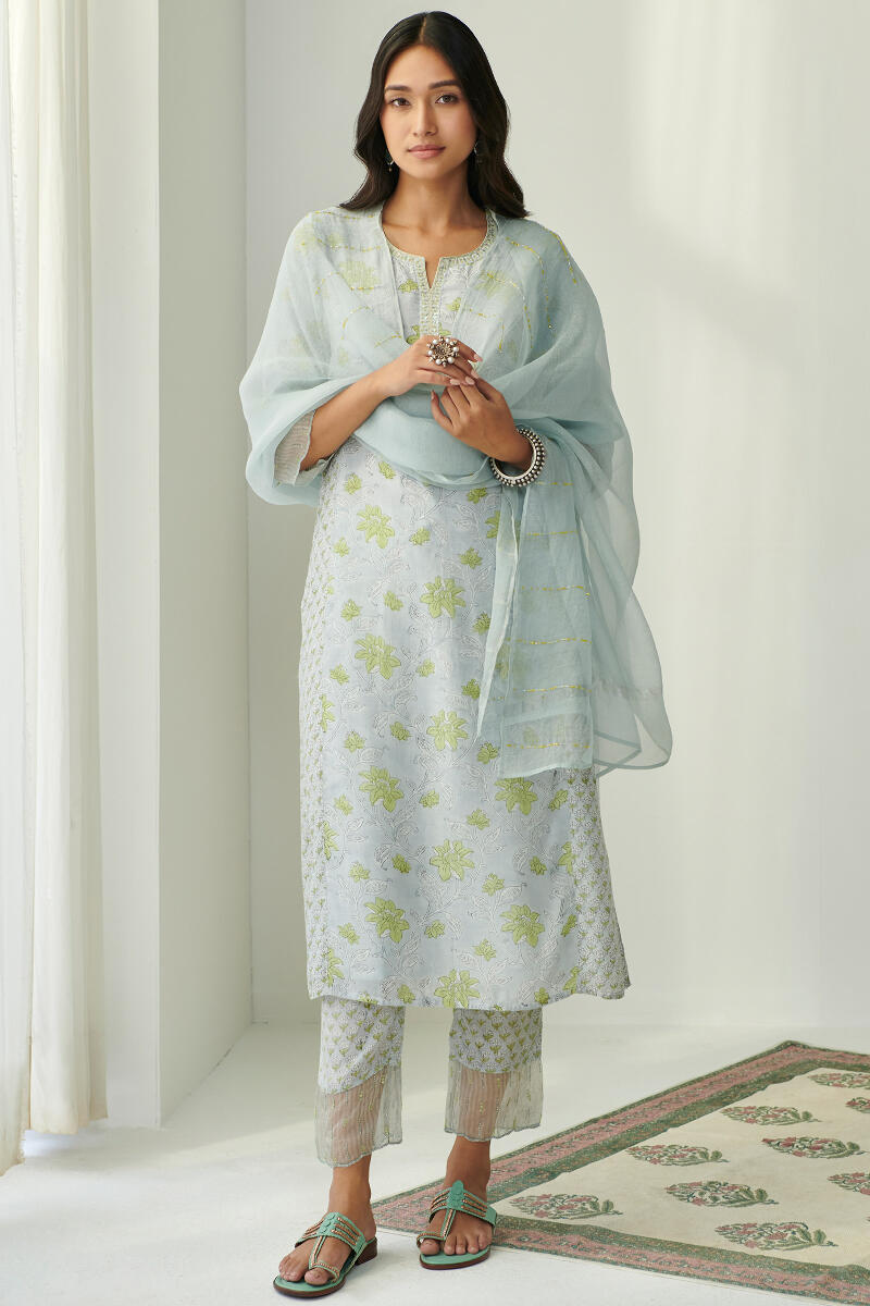 Nasrine Zeenat Sanganeri Narrow Pants