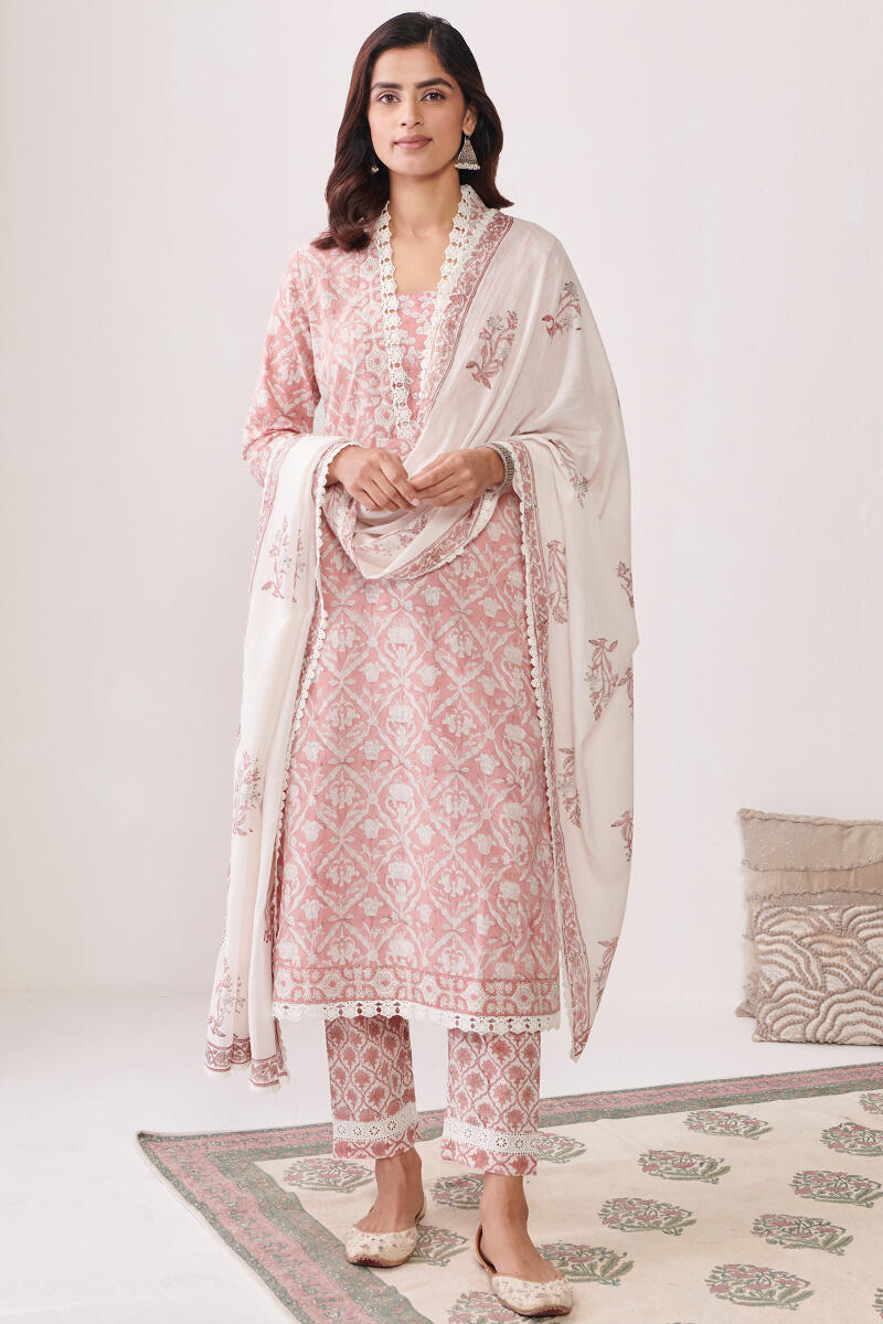 Gauhar Gulshan Sanganeri Dupatta
