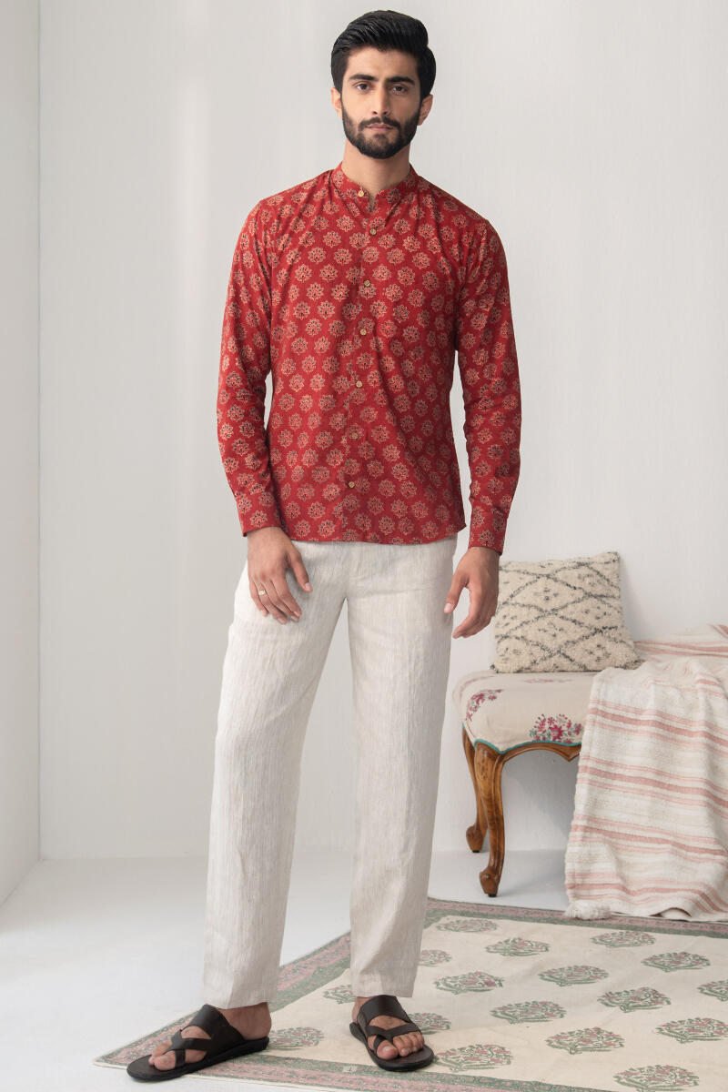 Zaid Sameer Ajrak Shirt