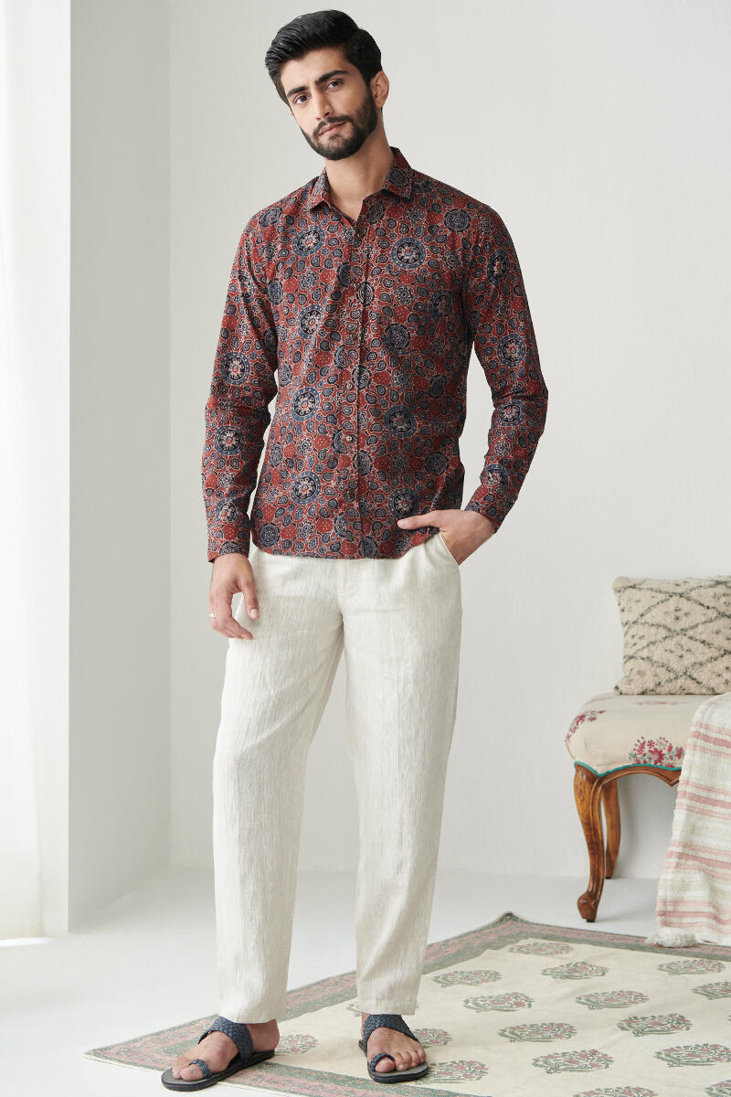 Zaid Fahad Ajrak Shirt