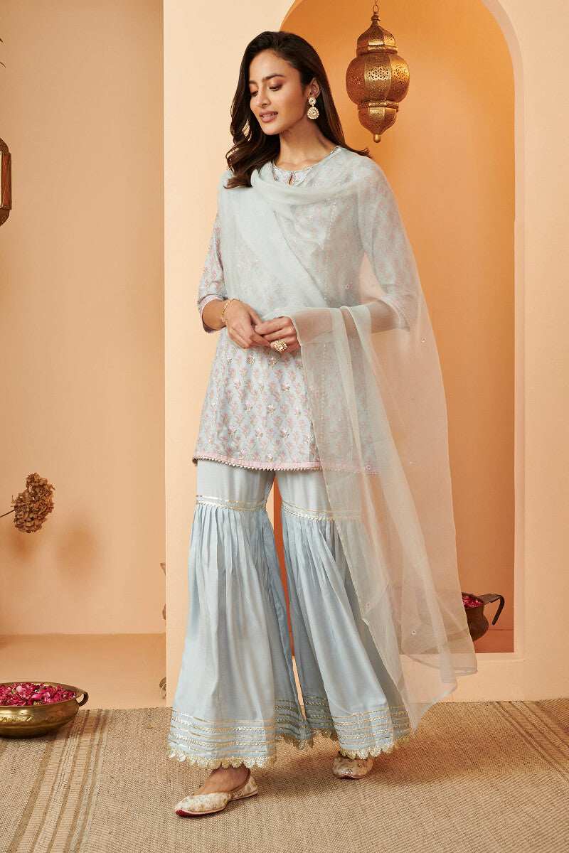 Shirin Mehnaaz Cotton Silk Dupatta