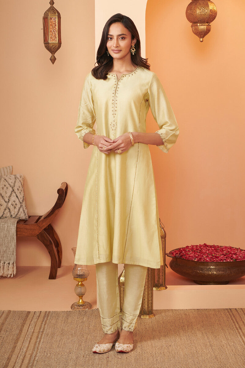 Shirin Jasmina Chanderi Kurta
