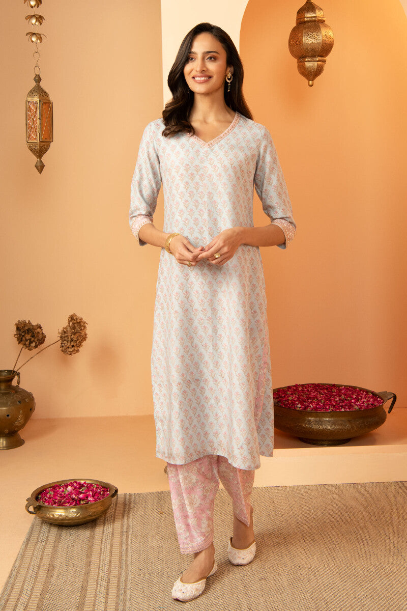 Shirin Asfara Sanganeri Modal Kurta