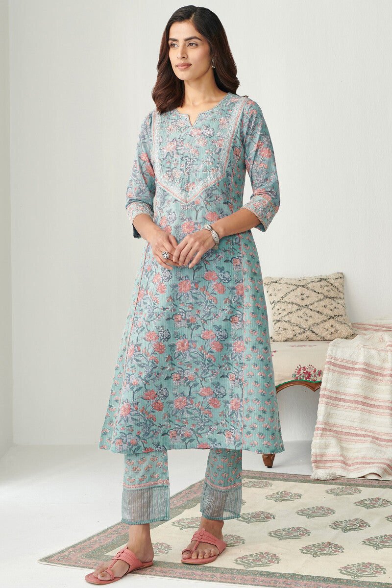 Nasrine Azaira Sanganeri Kurta