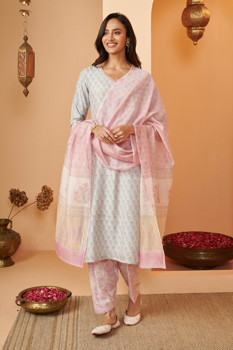 Shirin Asfara Sanganeri Chanderi Dupatta