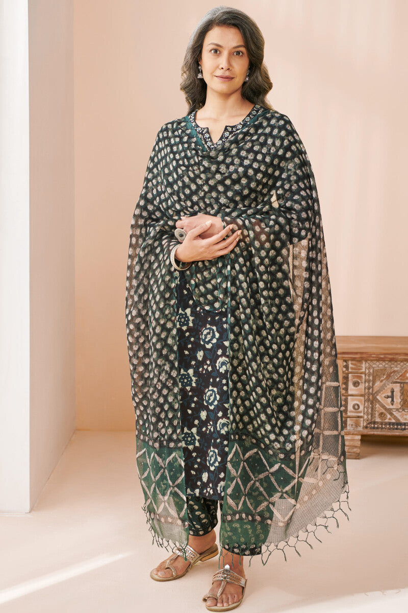 Sehra Fiza Bagru Izhaar Pants