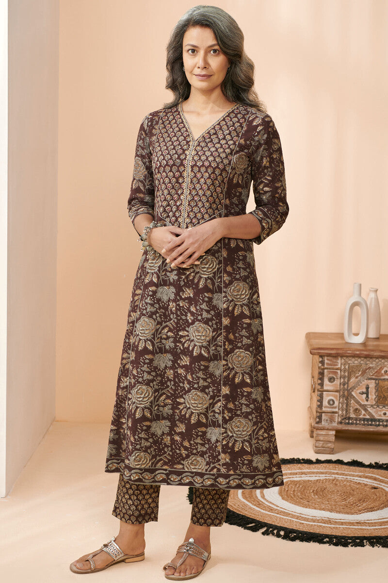 Sehra Nafisa Bagru Kurta