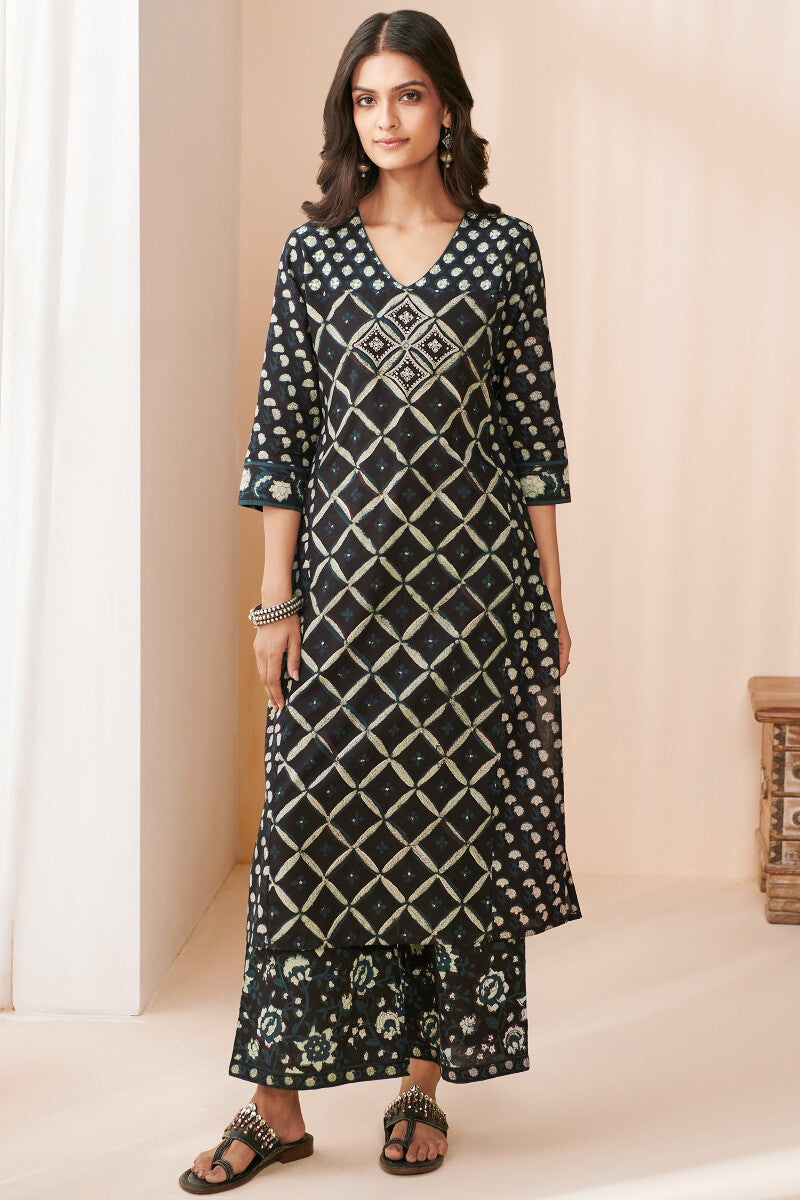 Sehra Fiza Bagru Kurta