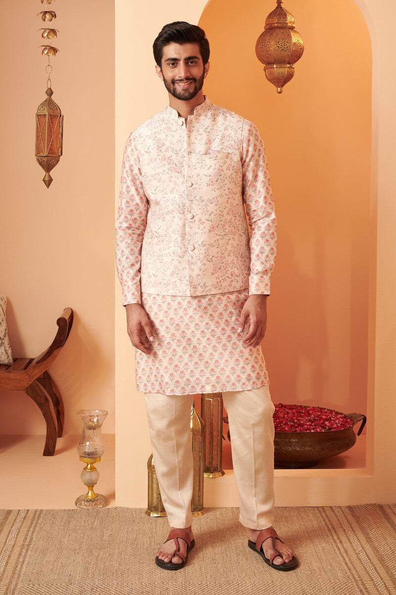 Shirin Zafar Chanderi Nehru Jacket