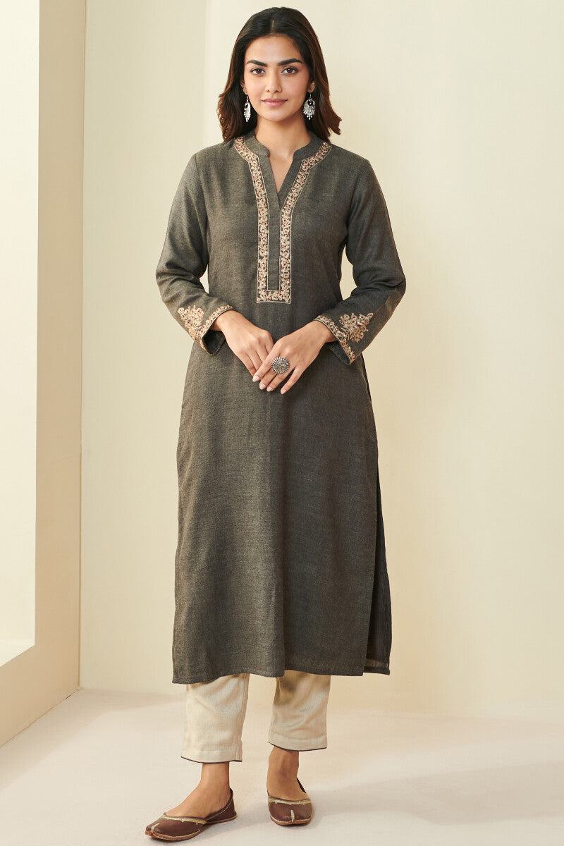 Naadirah Ruhani Faux Wool Kurta