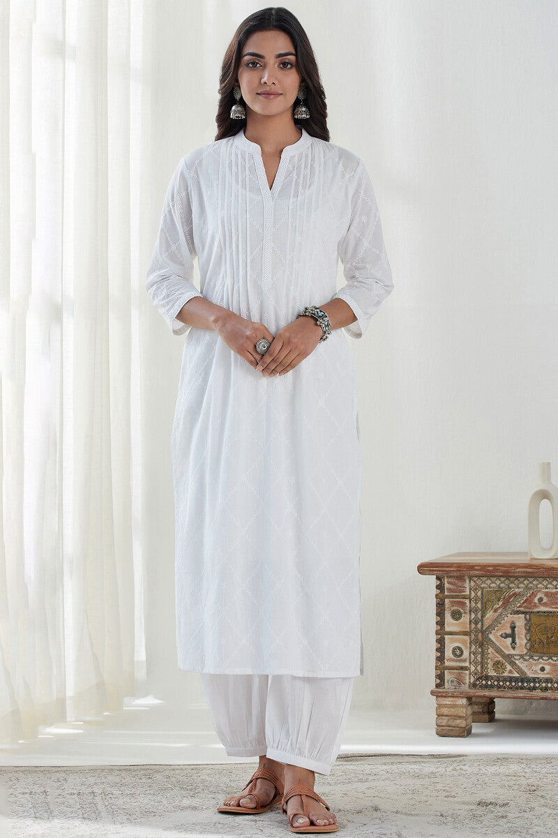 Raahat Seerat Schiffli Kurta