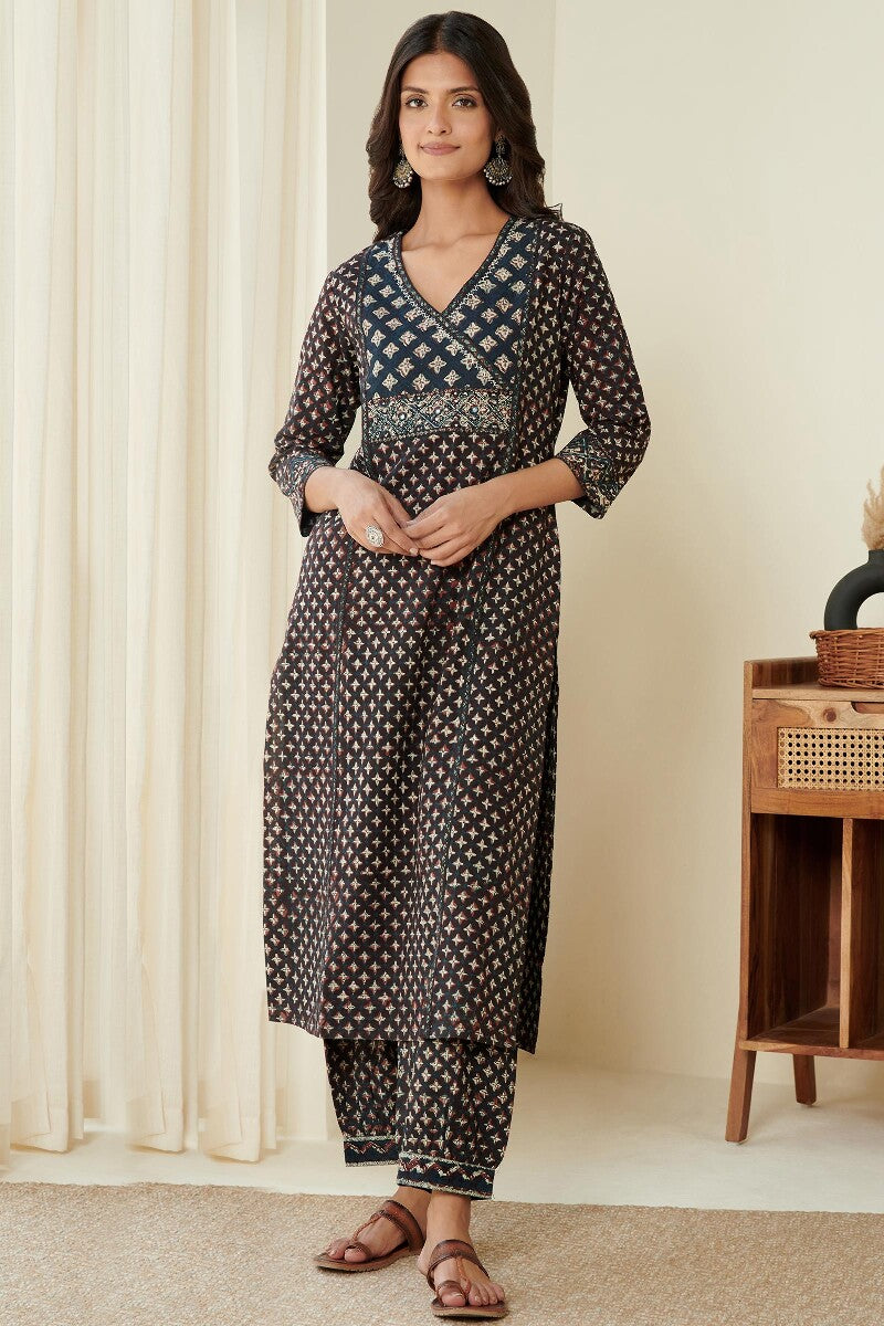 Sehra Jaya Bagru Kurta