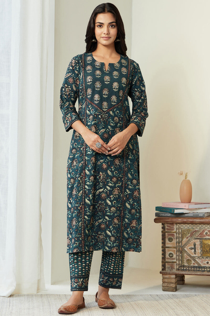 Sehra Farhat Bagru Kurta