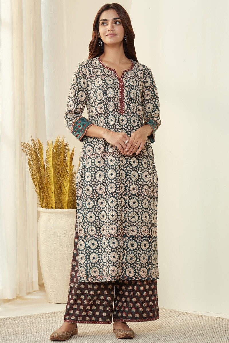 Sehra Mehreen Bagru Kurta