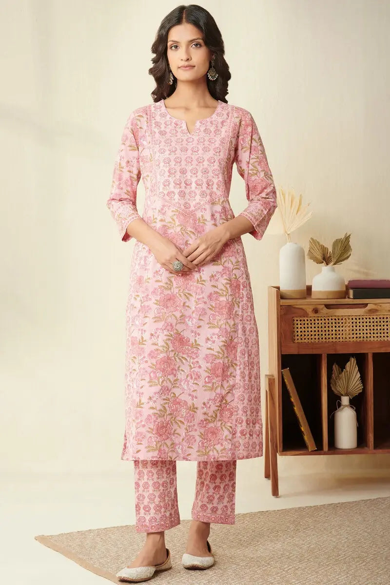 Gulshan Bagh Meera Sanganeri Narrow Pants