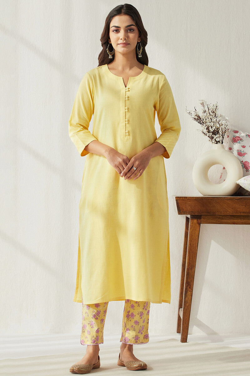 Gulbarg Sahira Flax Cotton Kurta