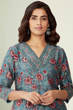Mehrunissa Saira Chanderi Kurta