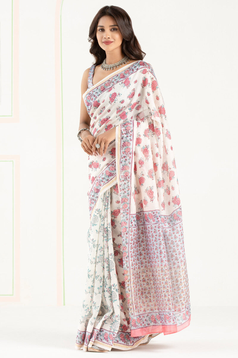 Gulbarg Nazmiya Chanderi Saree