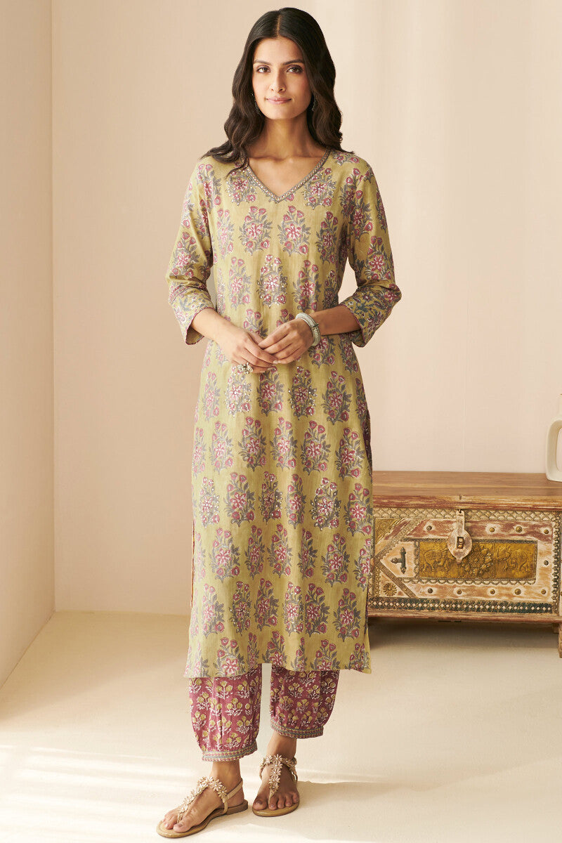 Gauhar Zeenat Sanganeri Kurta