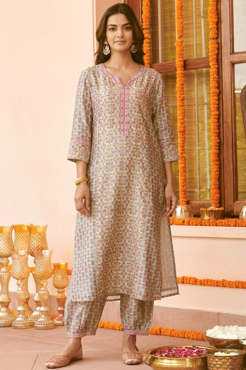 Mehrunissa Yasmine Chanderi Kurta