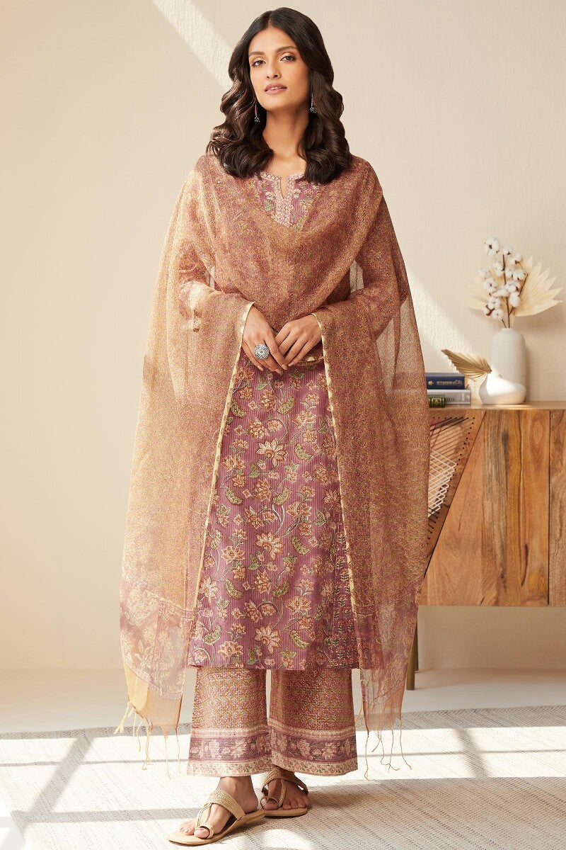 Gulshan Bagh Ruhi Sanganeri Kota Dupatta