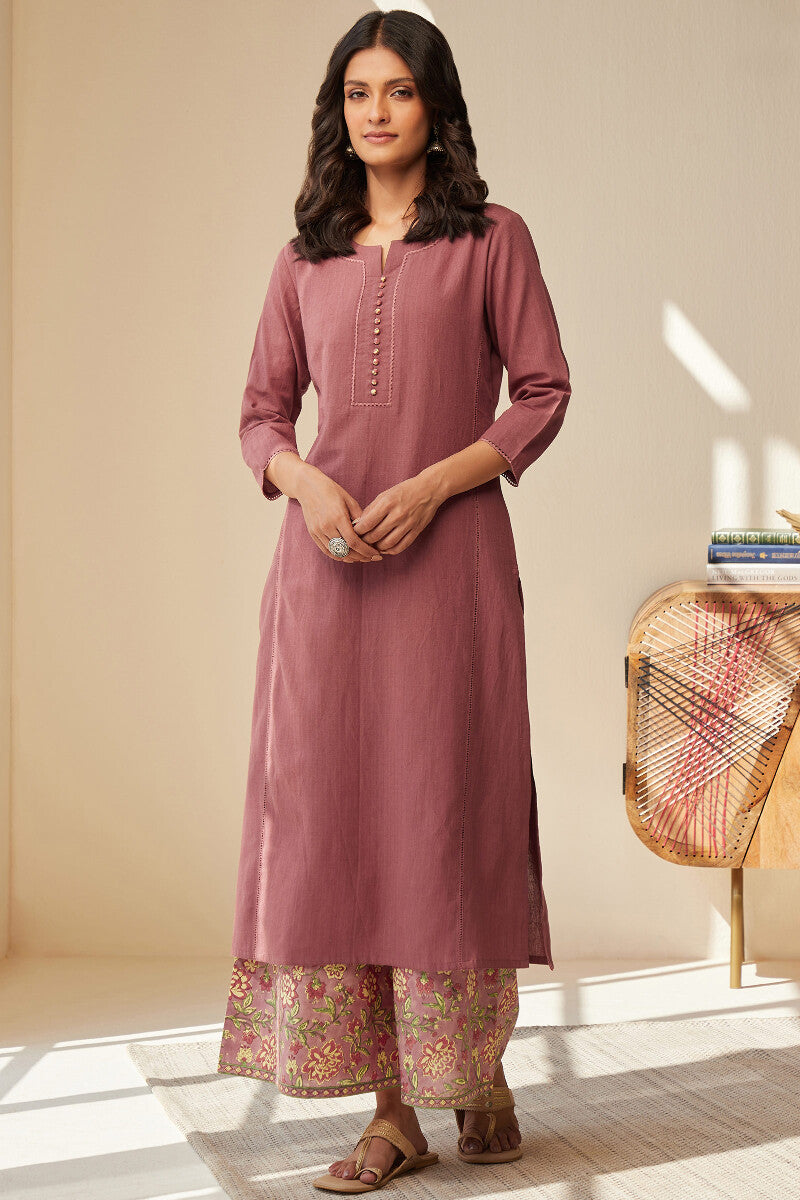 Roza Seher Mauve Kurta