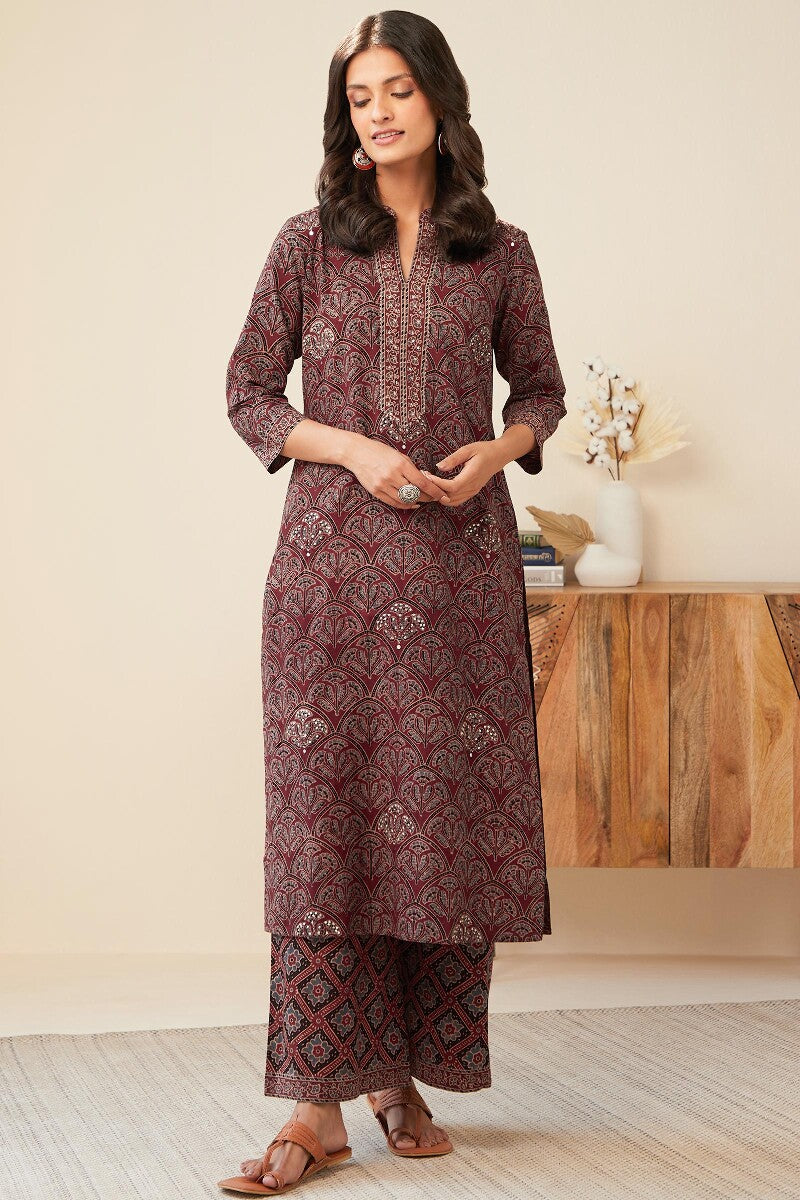 Sehra Samira Ajrak Kurta
