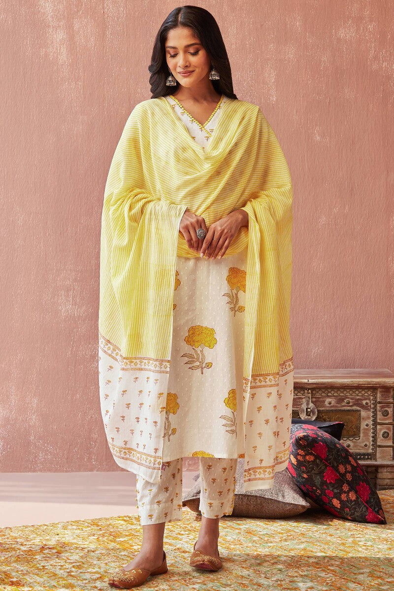 Gauhar Samaira Sanganeri Narrow Pants