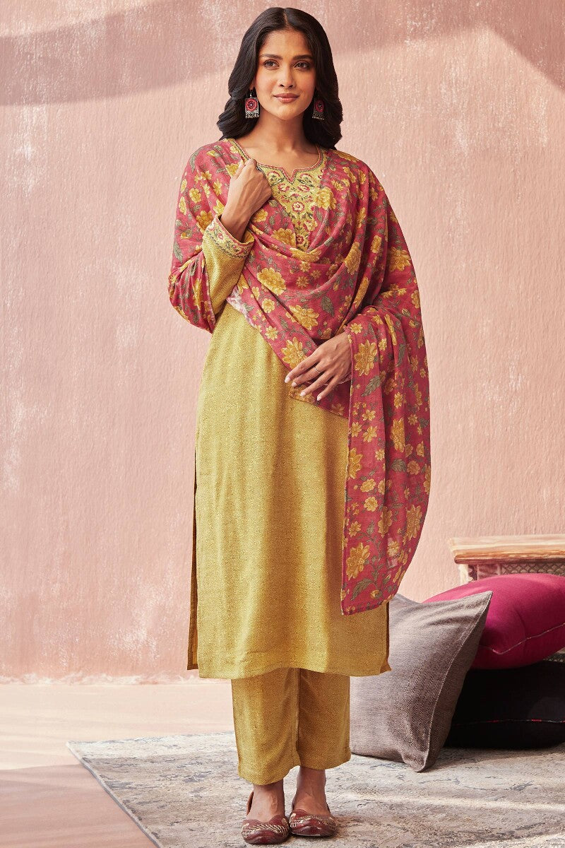 Naadirah Farhat Faux Wool Narrow Pants