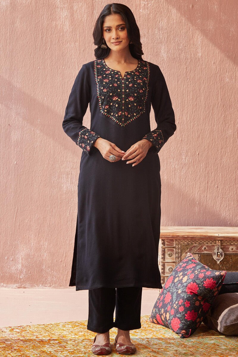 Naadirah Samreen Faux Wool Kurta