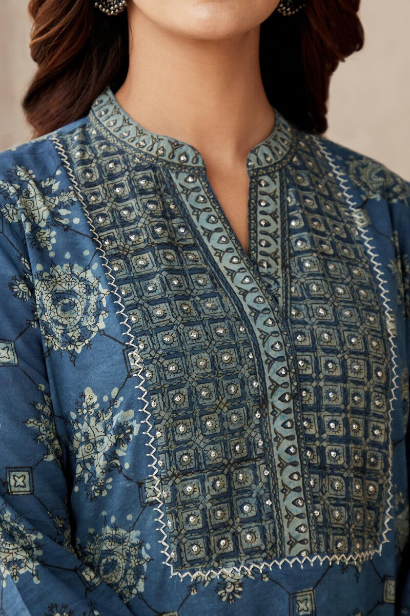 Sehra Kashida Akola Kurta