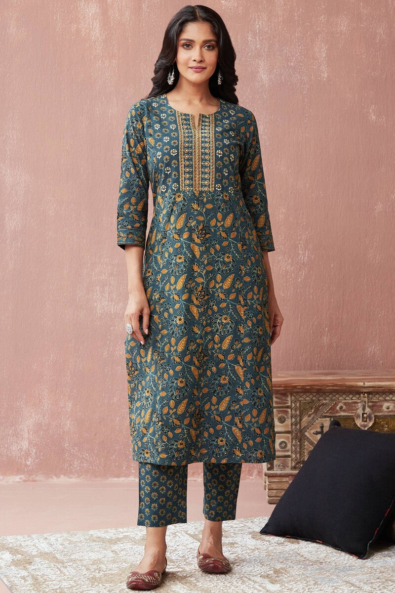 Sehra Saba Ajrak Kurta