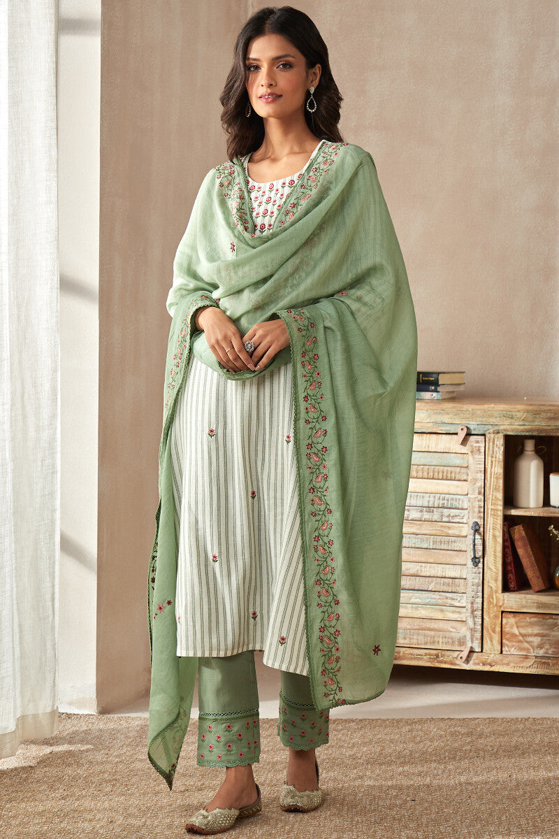 Gulbarg Faheema Cotton Silk Dupatta