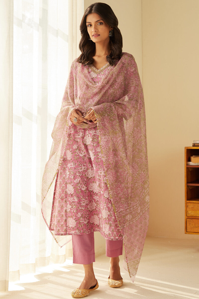 Gulshan Bagh Gauhar Sanganeri Dupatta