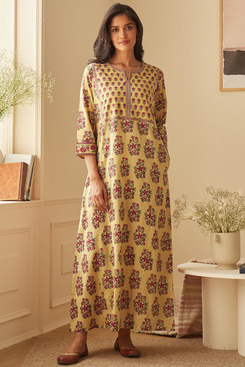 Gauhar Shazia Sanganeri Kaftan