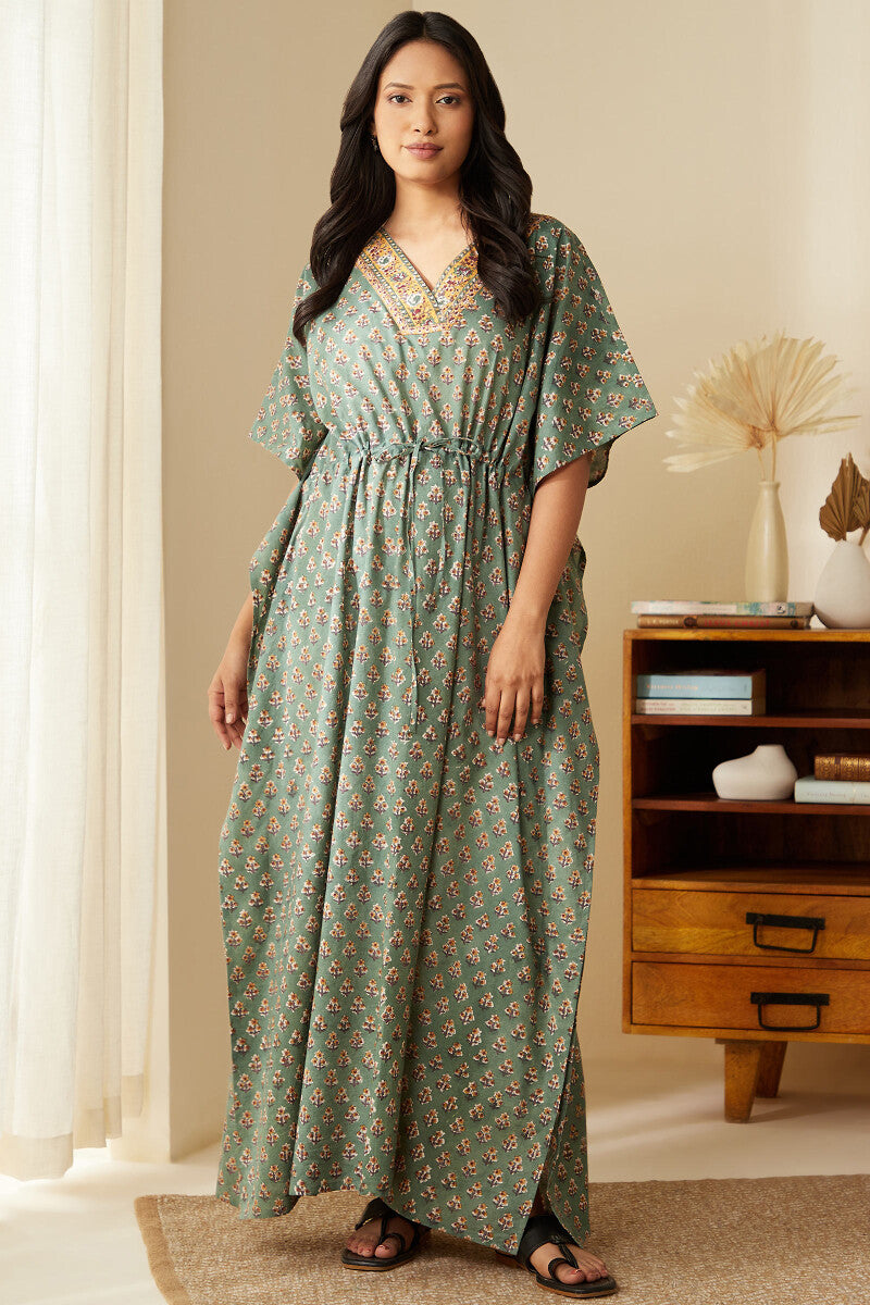 Gauhar Farhat Sanganeri Kaftan