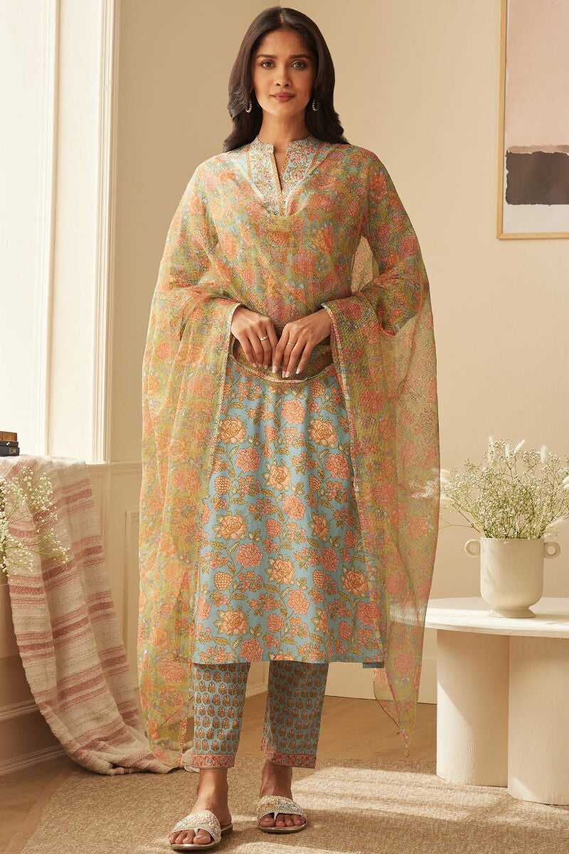 Rosheen Farah Sanganeri Narrow Pants