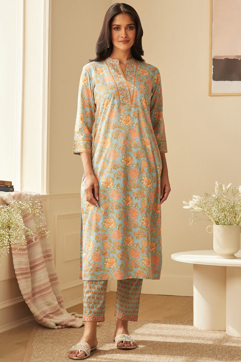 Rosheen Zaria Sanganeri Kurta
