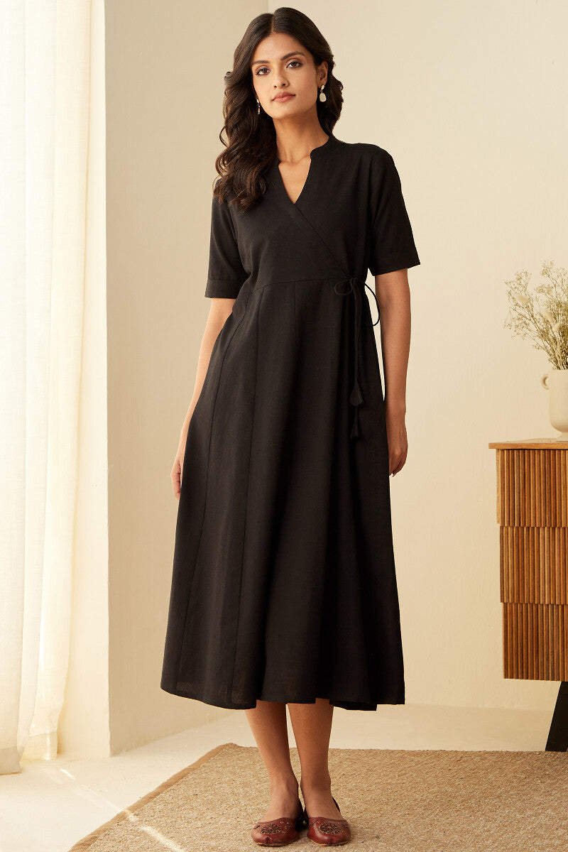 Roza Inara Black Dress