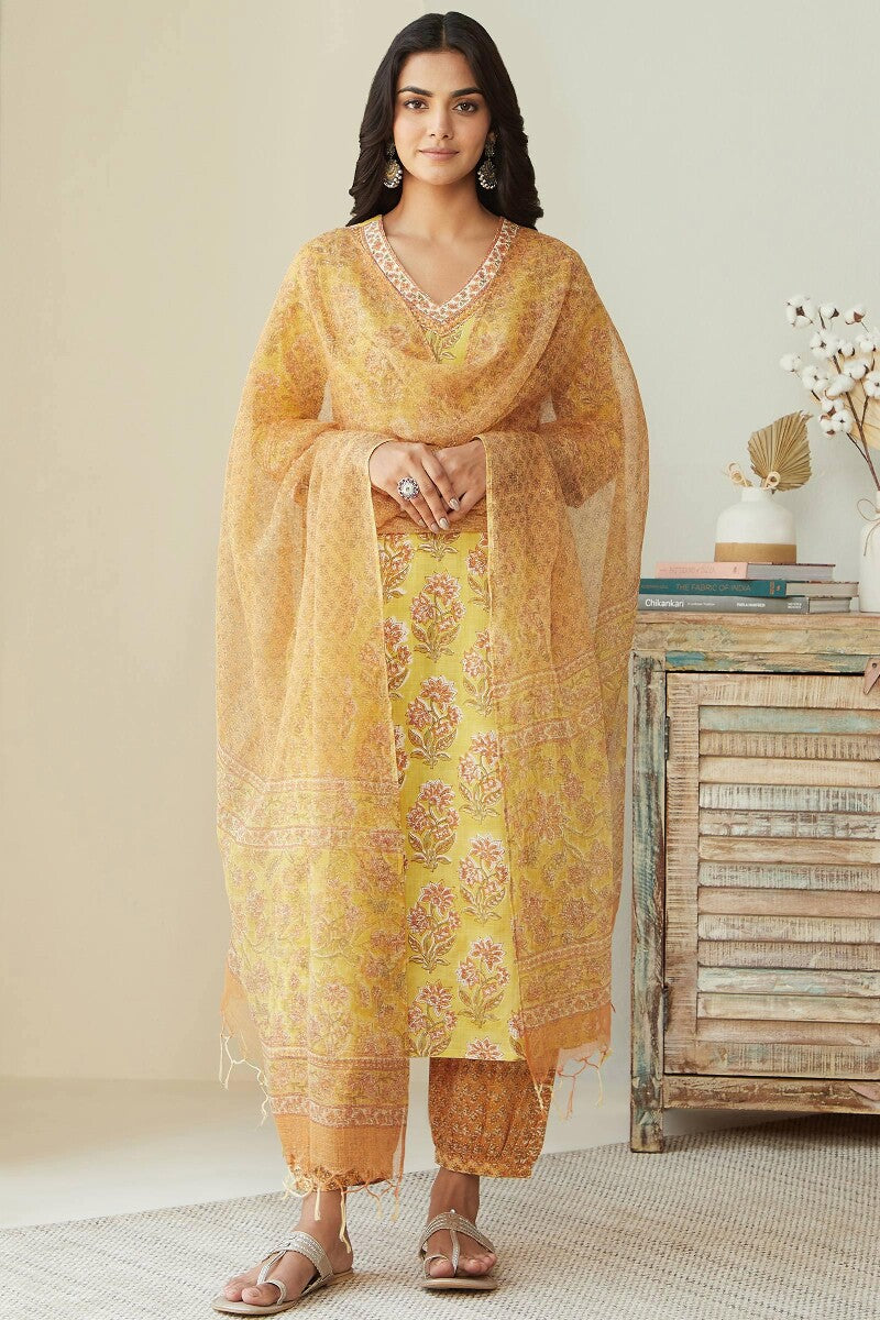 Gulshan Bagh Jiya Sanganeri Dupatta