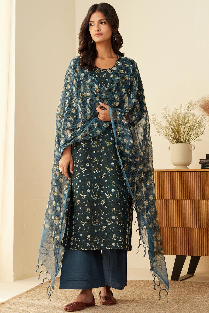 Sehra Samina Bagru Dupatta