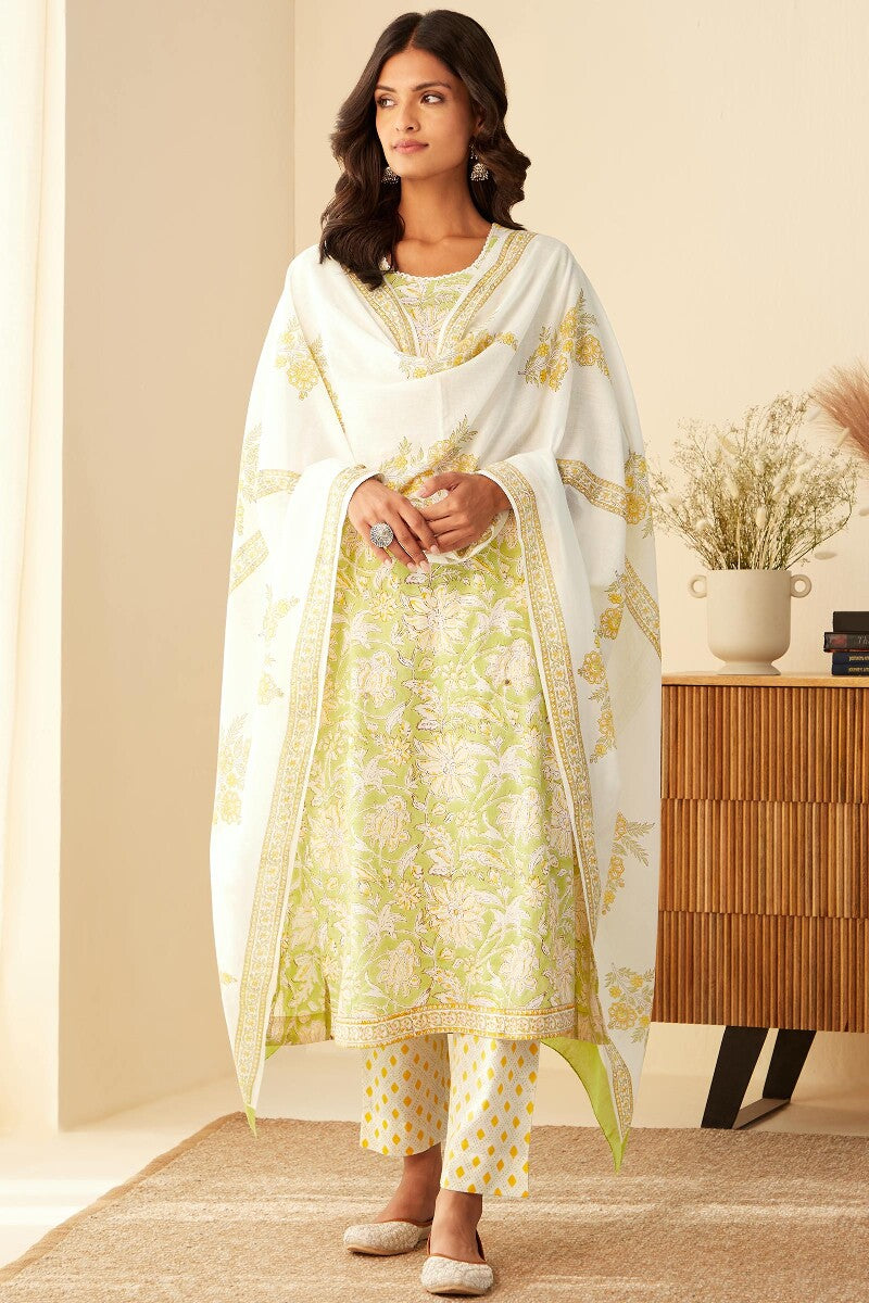 Gauhar Layla Sanganeri Dupatta