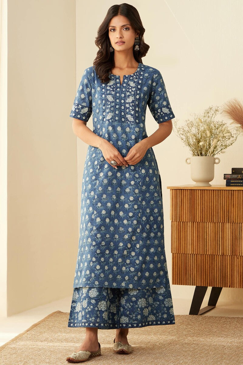 Sehra Zoya Indigo Kurta