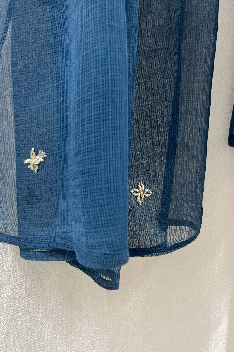 Blue Handcrafted Dupatta
