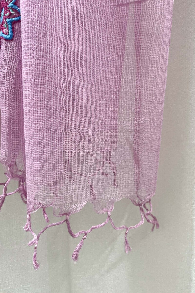 Pink Handcrafted Dupatta