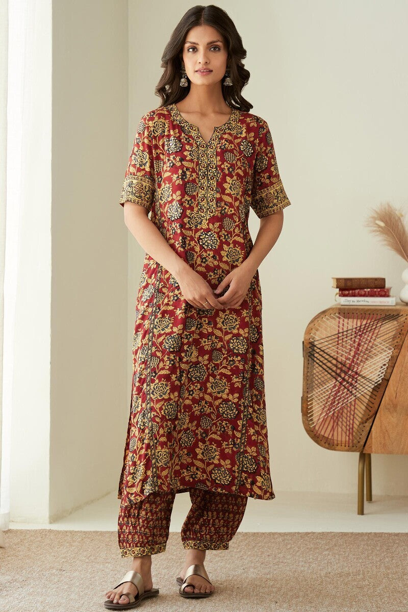 Sehra Sumeera Bagru Kurta